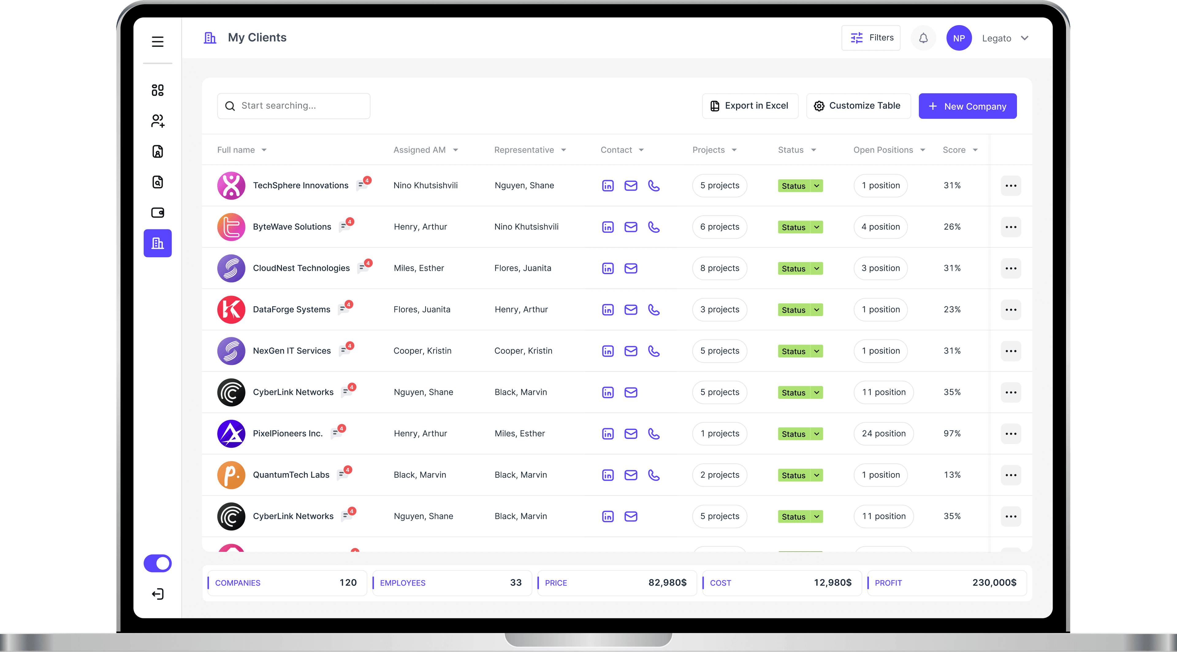 Recruiter Navigation