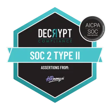 SOC 2 Type II badge — examined by Decrypt Compliance