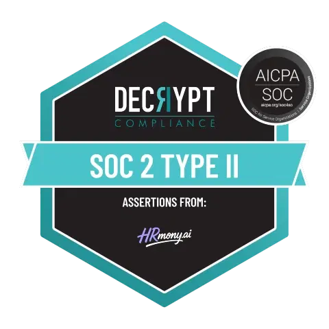 SOC 2 Type II badge — examined by Decrypt Compliance